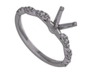 1/7ct. t.w. Diamond Engagement Ring in 14K White Gold