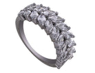 2 1/5ct. t.w. Marquise Cut Newborn Lab Created Diamond Fashion Ring in 14K White Gold