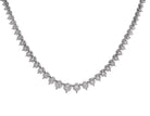 10ct. t.w. Diamond Riviera Necklace in 14K White Gold