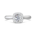 1/7ct. t.w. Diamond Engagement Ring in 14K White Gold