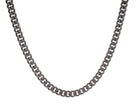Gunmetal-IP Stainless Steel Polished Cuban Link Chain