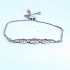 1/14ct. t.w. DIamond Bolo Bracelet in Sterling Silver