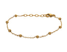Stainless Steel 3mm Ball Station Bracelet