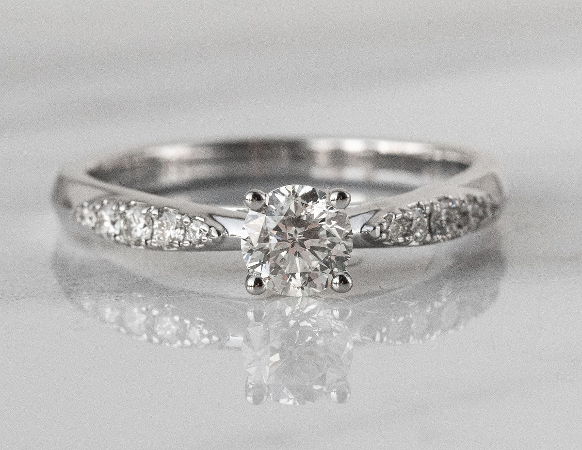 3/5ct. t.w. Kessler 81 Diamond Engagement Ring in 14K White Gold