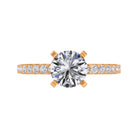 1/4ct. t.w. Diamond Engagement Ring in 14K Yellow Gold