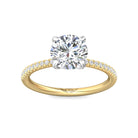 1/8ct. t.w. Diamond Engagement Ring in 14K Yellow and White Gold