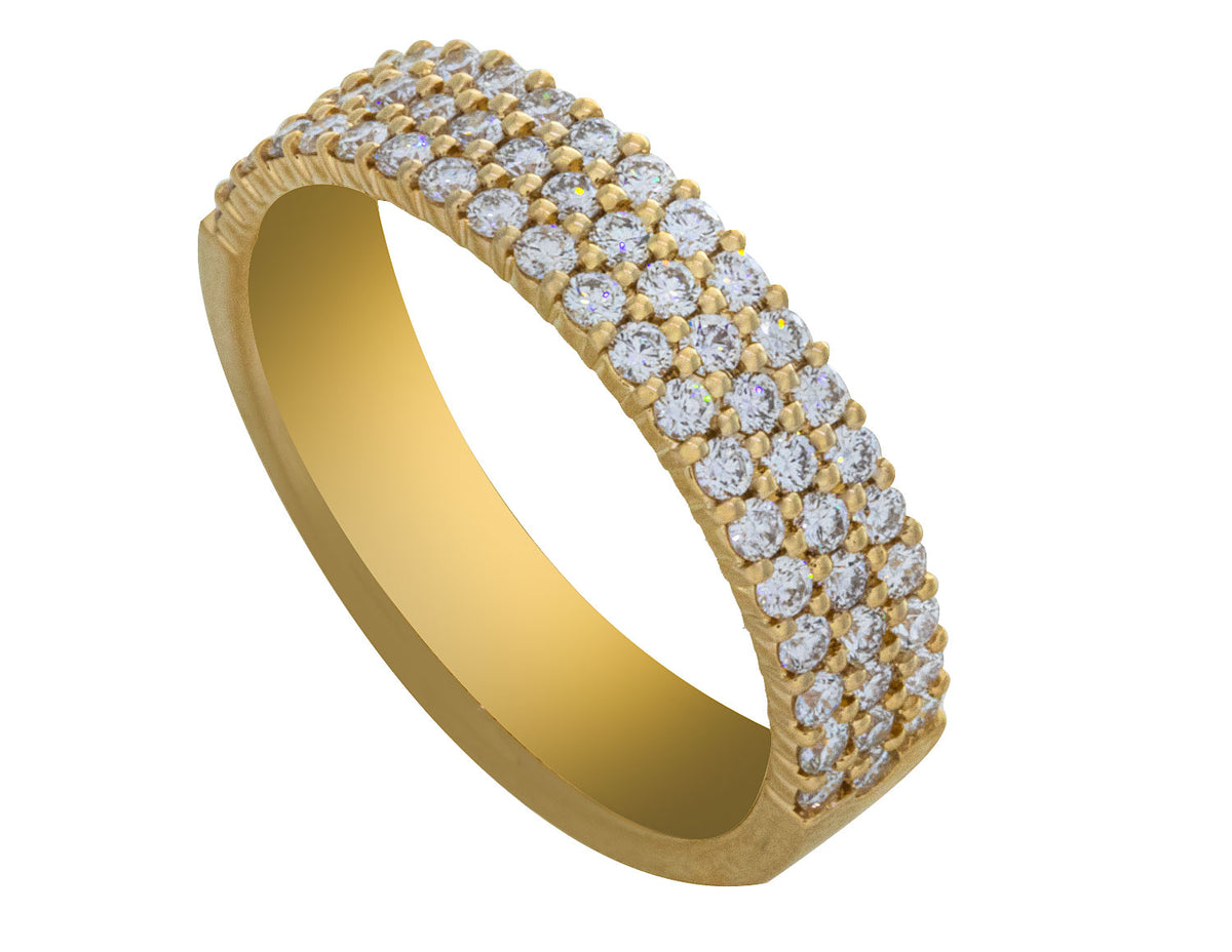 3/4ct. t.w. Diamond Anniversary Ring in 14K Yellow Gold