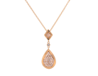 1/6ct. t.w. Diamond Teardrop Pendant in 10K Yellow Gold