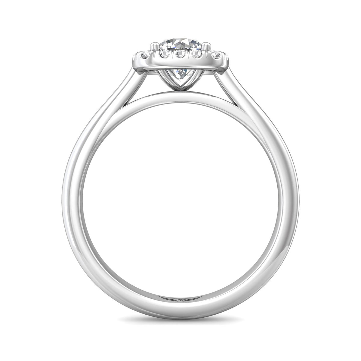 1/7ct. t.w. Diamond Engagement Ring in 14K White Gold