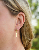 Marquise Duo Drop Earrings in 14K Yellow Gold
