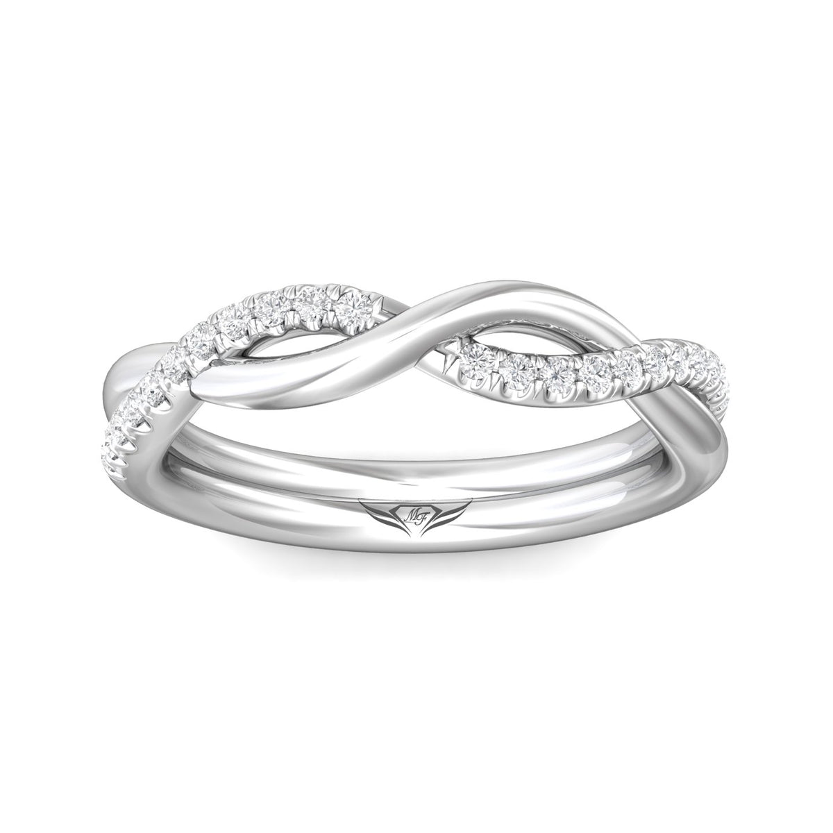 1/3ct. t.w. Diamond Wedding Band in 14K White Gold