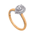 1/5ct. t.w. Diamond Engagement Ring in 14K White and Yellow Gold