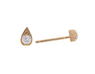 1/5ct. t.w. Newborn Lab Created Diamond Teardrop Stud Earrings in 14K Yellow Gold
