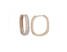 1/4ct. t.w. Diamond Hoop Earrings in 10K Yellow Gold