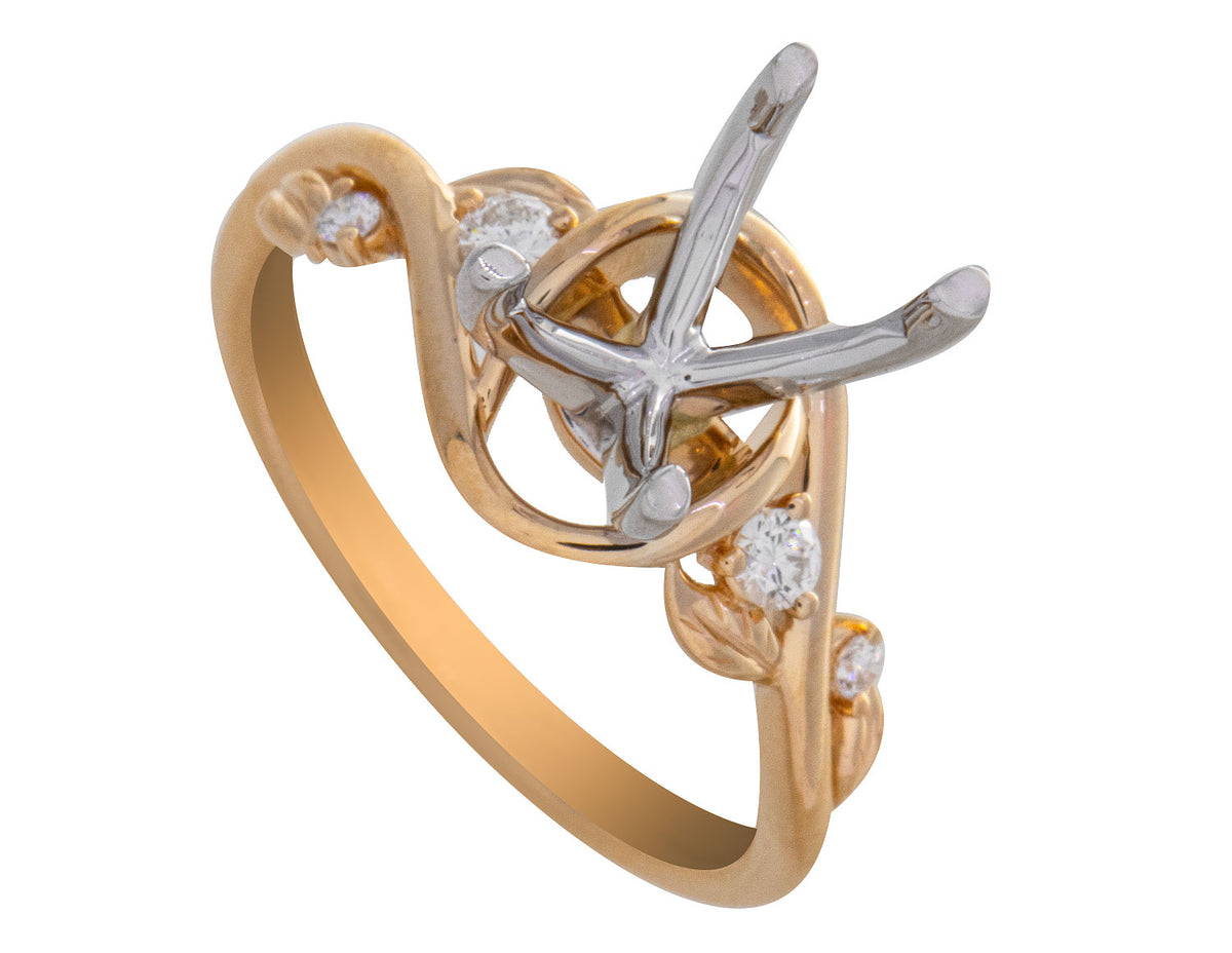 1/10ct. t.w. Diamond Engagement Ring in 14K Yellow Gold