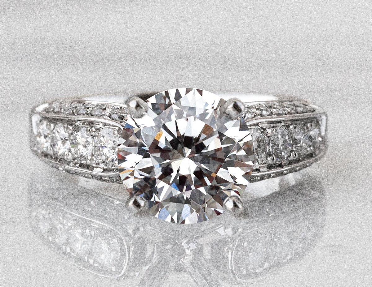 3/4ct. t.w. Diamond Engagement Ring in 14K White Gold