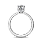 1/3ct. t.w. Round Cut Diamond Engagement Ring in 14K White Gold