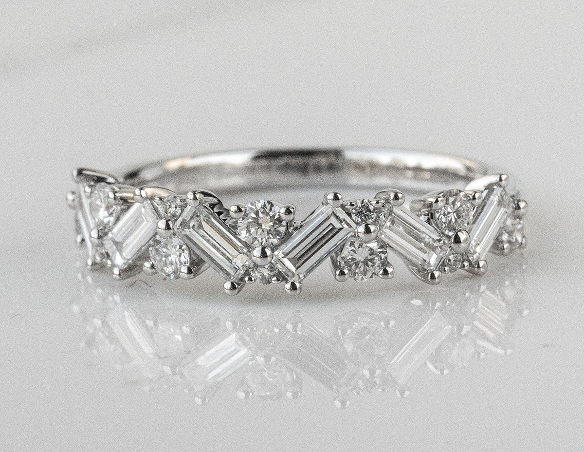 3/4ct. t.w. Diamond Anniversary Ring in 14K White Gold