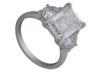 6ct. t.w. Emerald Cut Newborn Lab Created Diamond Engagement Ring in 14K White Gold