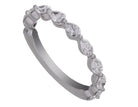 1ct. t.w. Pear Cut Newborn Lab Created Diamond Anniversary Ring in 14K White Gold