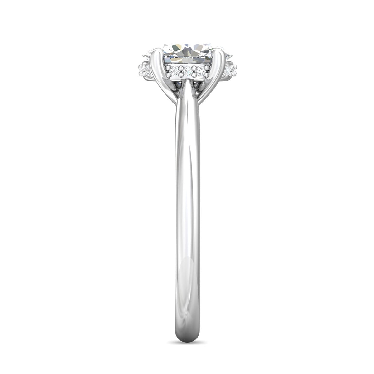 .05ct. t.w. Diamond Engagement Ring in 14K White Gold