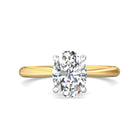 .06ct. t.w. Diamond Engagement Ring in 14K Yellow and White Gold