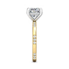1/4ct. t.w. Diamond Engagement Ring in 14K Yellow and White Gold