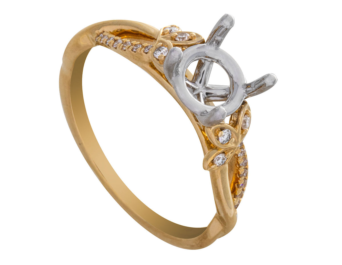 1/8ct. t.w. Diamond Engagement Ring in 14K Yellow Gold