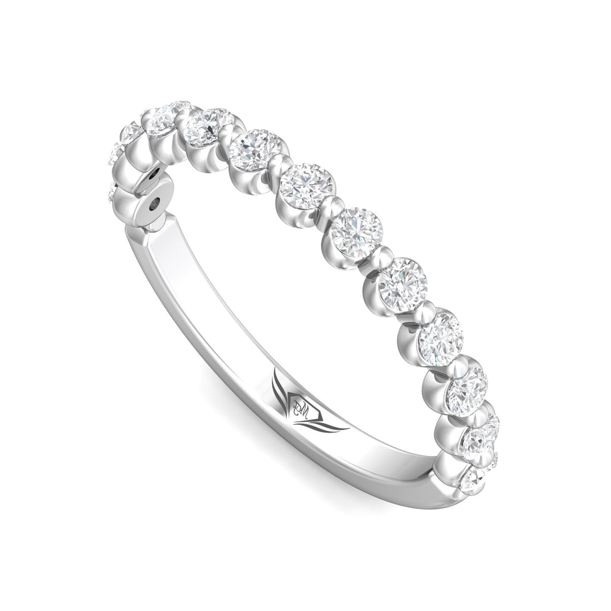 1/2ct. t.w. Diamond Wedding Band in 14K White Gold