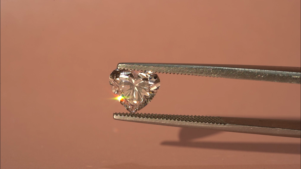 2ct. Heart Cut Newborn Lab Created Diamond