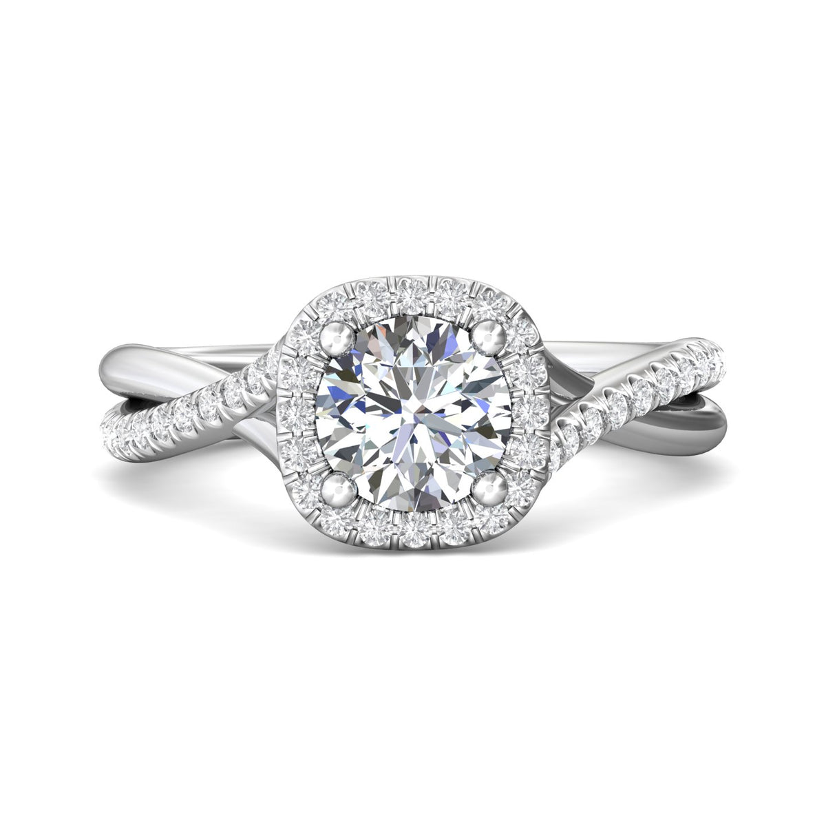 2/5ct. t.w. Diamond Engagement Ring in 14K White Gold