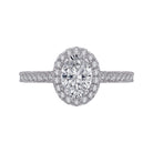 1/2ct. t.w. Round Cut Diamond Engagement Ring in 14K White Gold