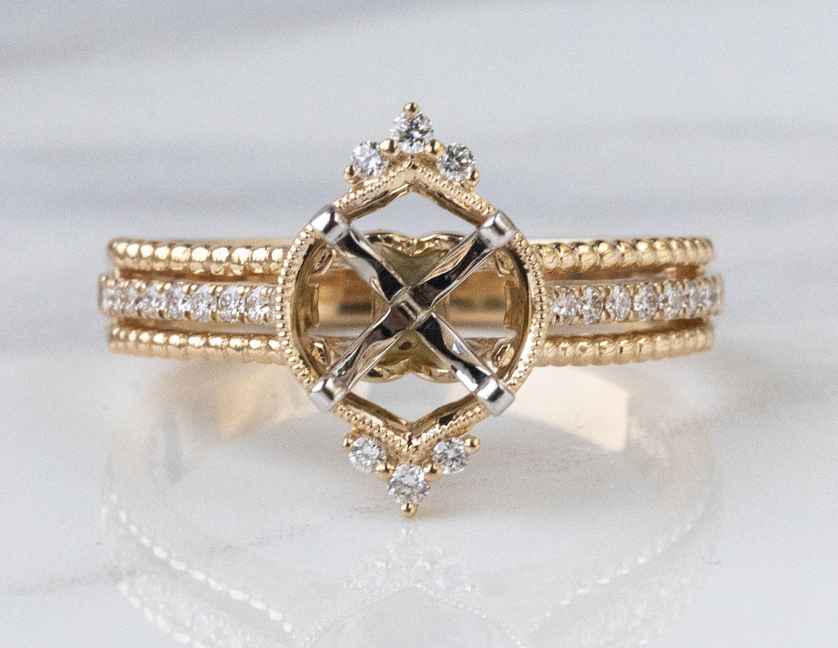 1/5ct. t.w. Diamond Engagement Ring in 14K Yellow Gold