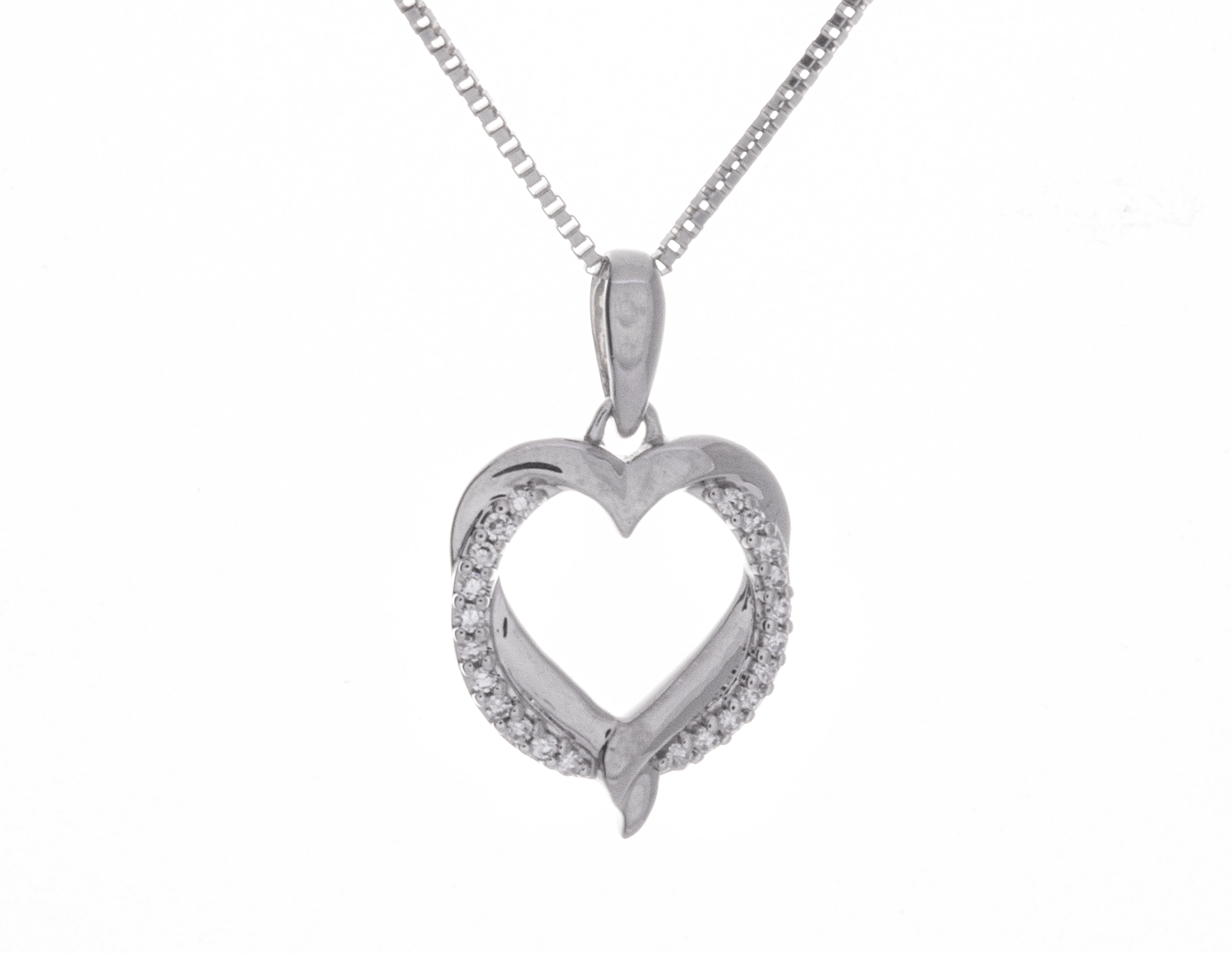 .05ct. t.w. Diamond Pendant in Sterling Silver