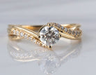 3/5ct. t.w. Round Cut Kessler 81 Diamond Engagement Ring in 14K Yellow Gold