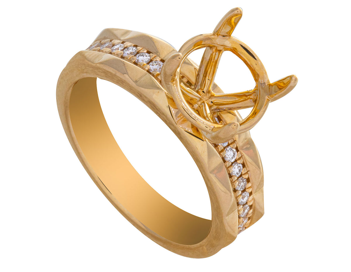 1/5ct. t.w. Diamond Engagement Ring in 14K Yellow Gold