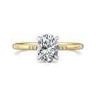 1/7ct. t.w. Diamond Engagement Ring in 14K Yellow and White Gold