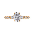 1/4ct. t.w. Round Cut Diamond Engagement Ring in 14K White Gold