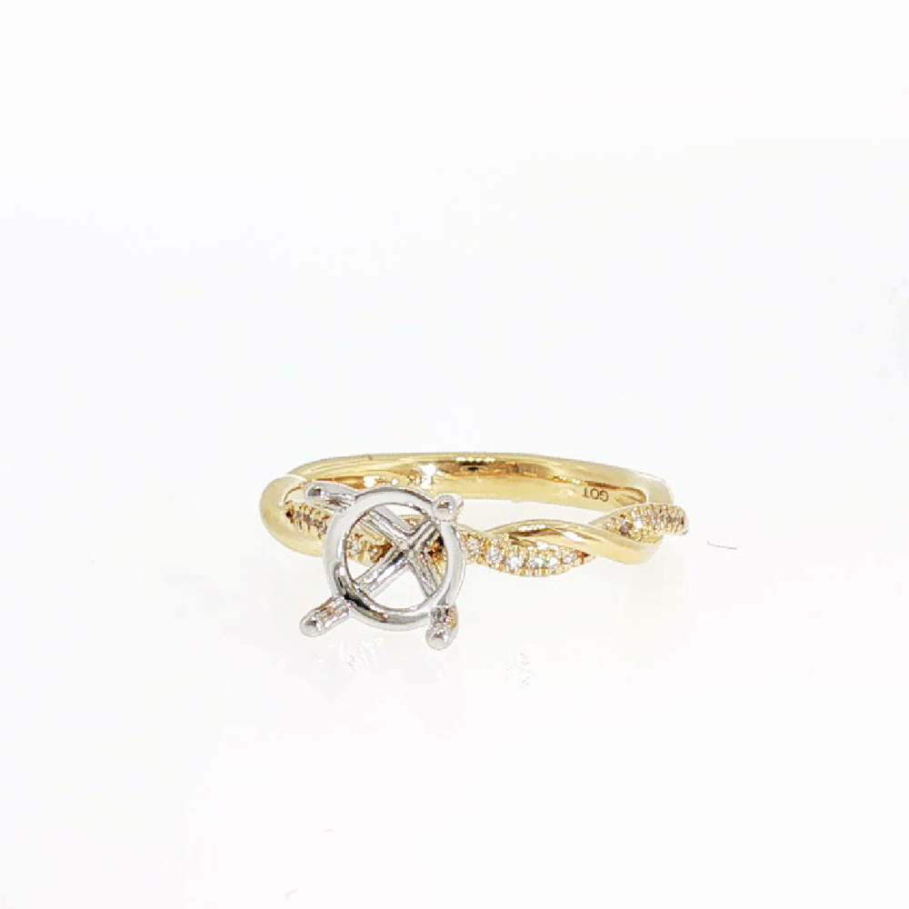 1/10ct. t.w. Diamond Engagement Ring in 14K Yellow Gold