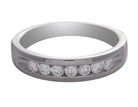 1/2ct. t.w. Round Cut Kessler 81 Diamond Men's Wedding Band in 14K White Gold
