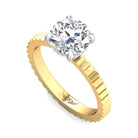 .05ct. t.w. Diamond Engagement Ring in 14K Yellow and White Gold