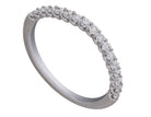 1/3ct. t.w. Chevron Diamond Anniversary Ring in 14K White Gold