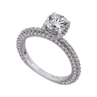 7/8ct. t.w. Diamond Engagement Ring in 14K White Gold