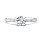 1/6ct. t.w. Diamond Engagement Ring in 14K White Gold