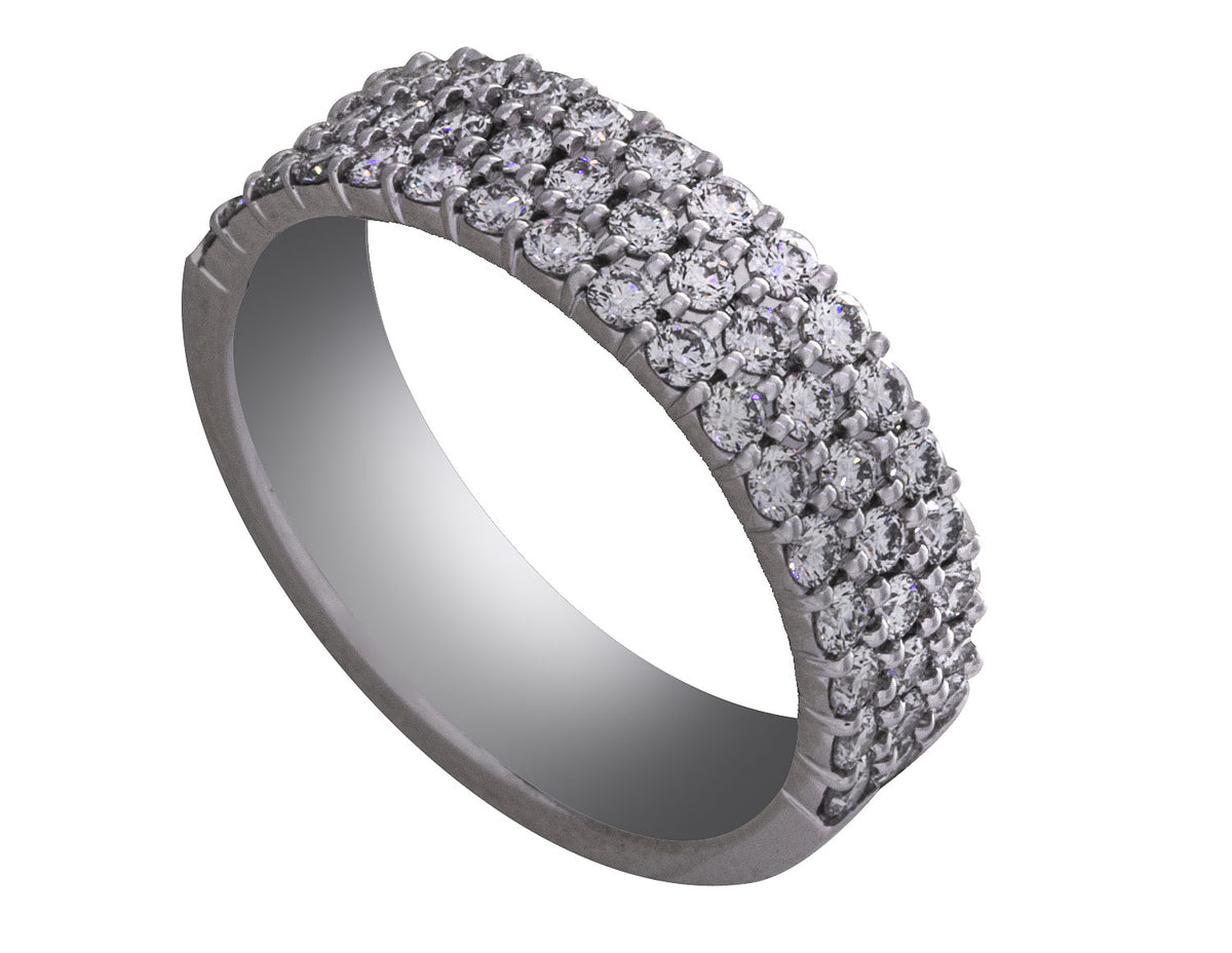 1ct. t.w. Diamond Anniversary Ring in 14K White Gold