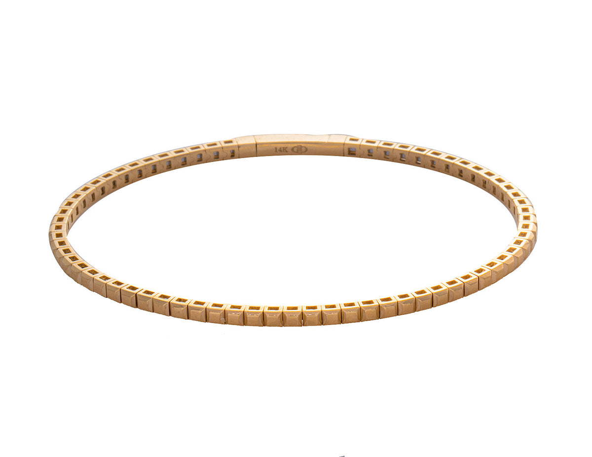 Flexie Bangle Bracelet in 14K Yellow Gold