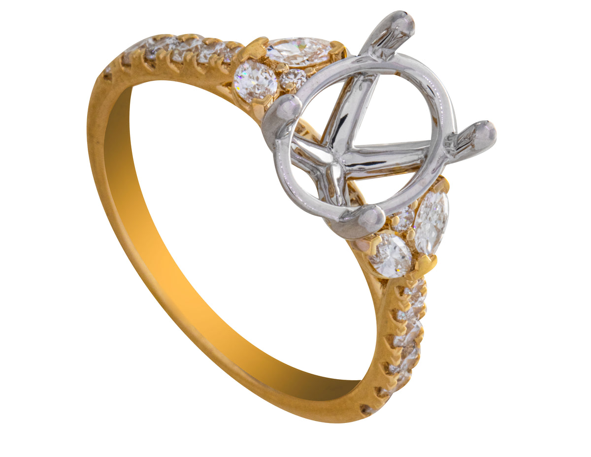 1/2ct. t.w. Diamond Engagement Ring in 14K Yellow Gold