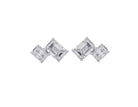 5/8ct. t.w. Emerald Cut Diamond Stud Earrings in 14K White Gold