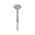1/2ct. t.w. Round Cut Diamond Engagement Ring in 14K White Gold