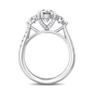 9/10ct. t.w. Diamond Engagement Ring in 14K White Gold